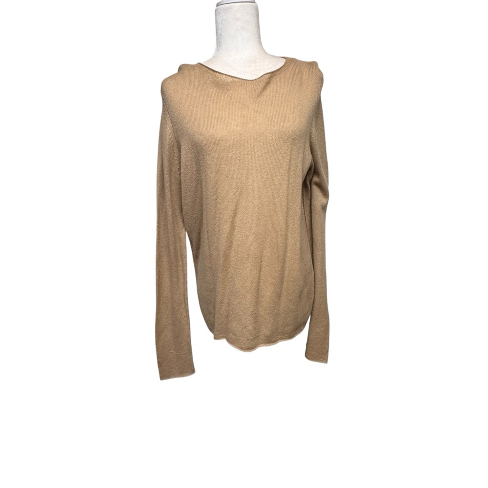 Vince‎ Wool/Cashmere blend round neck pullover minimalist large sweater